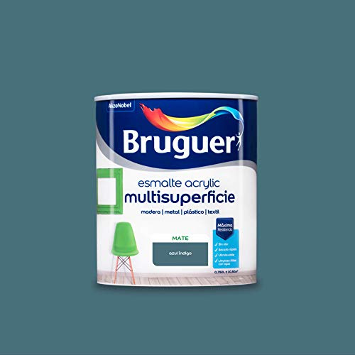 Bruguer Acrylic Multisuperficie Esmalte al agua Mate Azul Indigo 750 ml