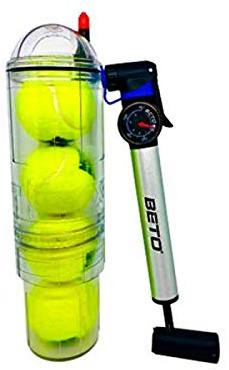 PRESSURIZZATORE TUBOX4 Crystal con Pompa con MANOMETRO BETO per Tutte Le Barche con 3 O 4 Palline da Tennis E Padel.