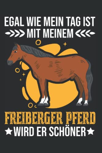 Freiberger Pferd Notizbuch: Freiberger Pferd / 6x9 Zoll / 120 karierte Seiten