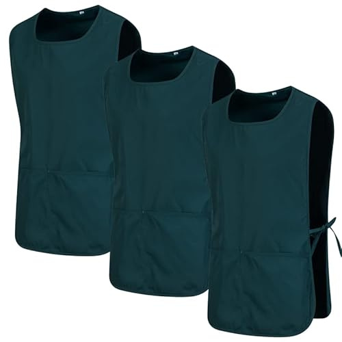 MISEMIYA - Packung mit 3 Stück - Reinigungsschürze, Labor-Uniform, Klinik, medizinische Reinigung 3-3301