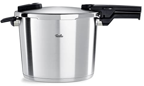 Fissler Vitaquick Premium Pressure Cooker (10 L, Diameter 26 cm) Stainless Steel Pressure Cooker, 2 Cooking Levels, Made in Germany, Induction