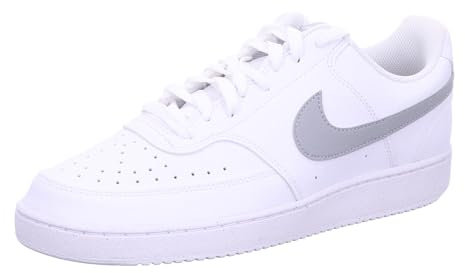 Nike Herren Court Vision Lo Nn Sportschuh, Weiß Grau, 45 EU