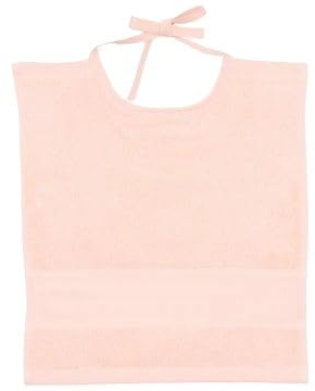 Rico Design Lätzchen 30 x 34cm - pastellrosa - mit Aidakante zum Besticken