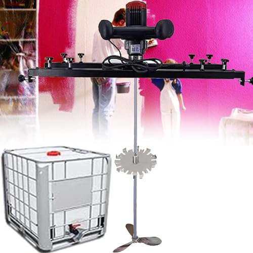 BGFYUSF Miscelatore Pneumatico per Vernice 3280W Miscelatore Elettrico per Serbatoio， Miscelatore per Fango Portatile per Stucco per Vernice per Malta， intonaco， Malta