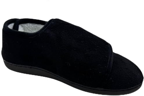 OrtoPrime Chaussons Orthopédiques Femme & Homme – Chaussures Pour Pieds Larges - Chaussons Pour Pieds Gonflés - Chaussures Médicales Seniors Taille M 41-42