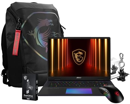 msi Titan 18 HX AI A2XWIG-092IT, Notebook Gaming, 18 UHD+ mLED 120Hz, Intel Core Ultra 9 285HX, Nvidia RTX 5080 16GB GDDR7, 64GB DDR5 6.4GHz, 2TB+4TB PCIe5+4, Win 11P, [Layout e Garanzia ITA]