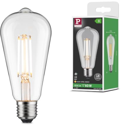 Paulmann 29249 Efficient-Line LED Kolben ST64 E27 3000K