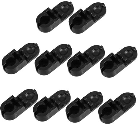 ABOOFAN 10pcs Roller Blinds Bead Buckle Accessories Chain Connectors for Window Shade Cord Replacement Plastic Blind Cord Connector Beaded Clip
