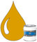 POK Peinture extérieure bois - Résistante aux intempéries BOIS - 1L - RAL 1007 Jaune narcisse