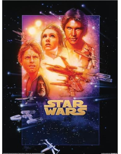 Star Wars - bedruckt Episode IV, Filmplakat