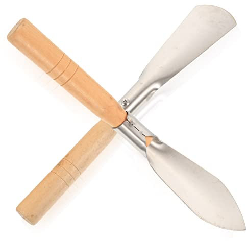 Toddmomy 2pièces Transplantoirs Acier Inoxydable Lot de Truelles De Jardinage Résistantes pour Désherbage Plantation Et Transplantation De Fleurs Et Légumes Outils Multifonctions De Culture