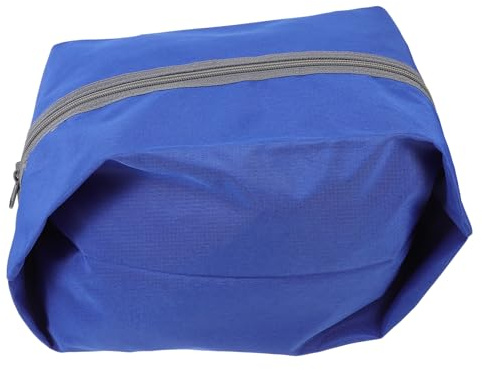 Veemoon Outdoor Schuhtasche XL Schuhbeutel aus Silikonbeschichtetem Gewebe für Reise Gym Camping Blau 45X20X18cm