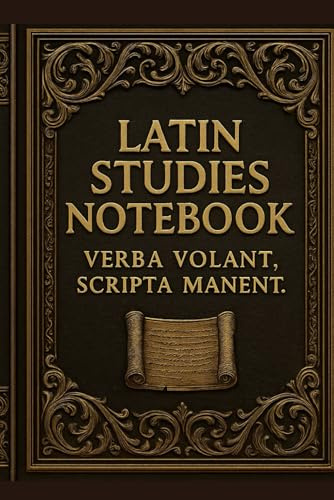 Latin Studies Notebook: Latin Practice Book for Classical Language Learners
