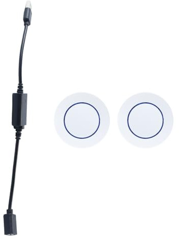 Ausi Interruptor de control remoto USB de 5 V, luz nocturna pequeña, ventilador, tira de luz con fuente de alimentación, banco de energía, cable de control remoto inalámbrico, conexión