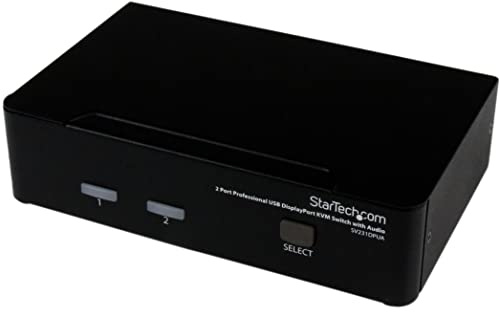 StarTech Switch KVM DisplayPort 2 Porte 2560x1600 60Hz Audio Oltre 1080p