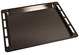 LECHE-FRITES EMAILLE NOIRE 403X389MM POUR CUISINIERE INDESIT - C00078391