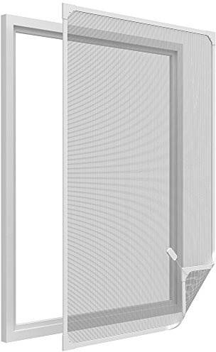 Easy Life Pollenschutzgitter Basic mit PVC Magnetrahmen Pollenschutz Insektenschutz für Fenster ohne Bohren 100x120cm