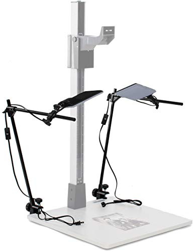 Smith Victor kit de Lumière LED W/2 Bras Réglables pour Support de Copie
