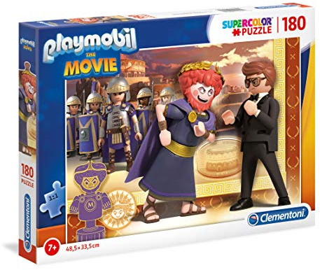 Supercolor Puzzle - Playmobil The Movie - 180 Teile, Puzzle für Kinder