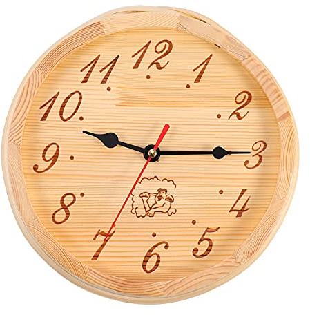 Healifty Sauna Sand Timer Digital Clocks Wooden Sauna Clock Timer Accessories Digital