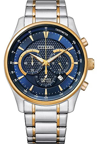 Citizen Orologio Analogico al Quarzo Uomo con Cinturino in Acciaio Inossidabile AN8194-51L