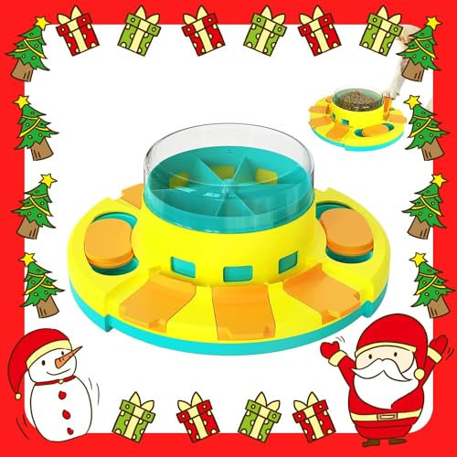 Accmuzzy Hundespielzeug Intelligenz,Intelligenzspielzeug für Hunde,Interaktives Hundespielzeug für langsames Fresse,Puzzle-Spielzeug,langlebig,intelligenzspielzeug,Leckerli Spender