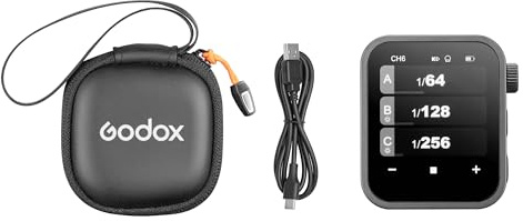 X3 (Xnano) 2.4GHz Compact Touch Screen Wireless Flash Trigger - Touchscreen, TTL Auto & Manual Flash, 2h Charge Time, 7 Days Standby Time, 0-100m Range, 32 Channels (GD-X3C)