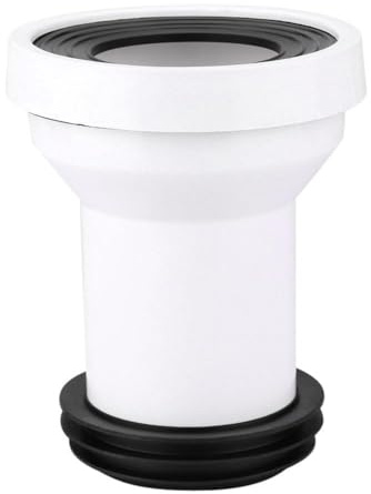 Nikou Plastic Toilet Sewer Drain Pipe, Toilet Pipe Fittings Toilet Drain Pipe Installation Sealing Fitting Accessory Connection Part