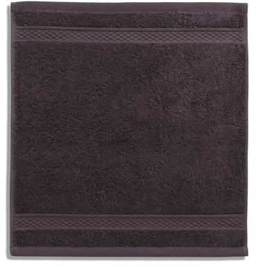 Möve Pure Luxury Seiftuch 30 x 30 cm aus 100% Ägyptischer Baumwolle, Graphite