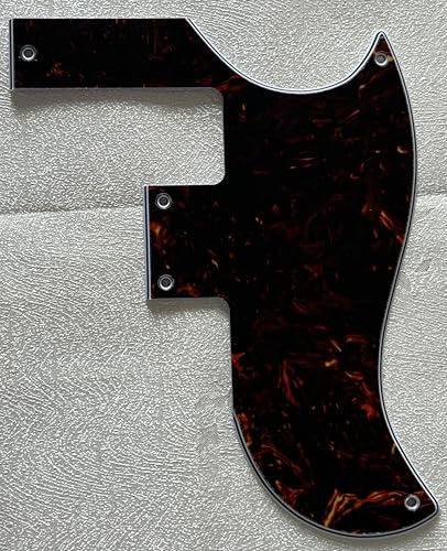 Plektrumschutz für Epiphone LTD SG-Special P90 Style Gitarre Pickguard Schlagplatte (4-lagige, braune Schildkröte)
