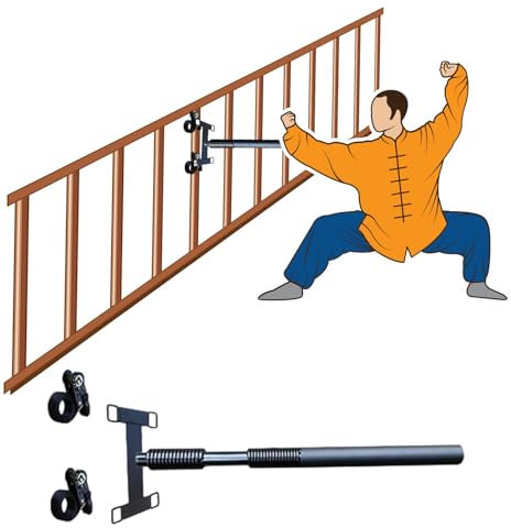 Wing Chun Dummy Wing Chun-Federarme für Das Chinesische Kong Fu-Training, Kampfsportausrüstung für Kinder Und Männer, Stab zum Kick-Punchen, Geländerbündel Wing Tsun-Arm, Männerstapel(Both spring)
