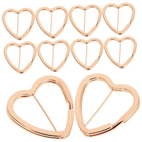 BEBEMOKO 30 x Herz-Schlüsselanhänger, Septum-Ringe, Schlüsselband, Schlüsselanhänger, Haken, Helix-Nasenring, künstlicher Ringhalter, Schlüsselanhänger, einziehbarer Kreolen, Schmuck, Herren-Ketten,