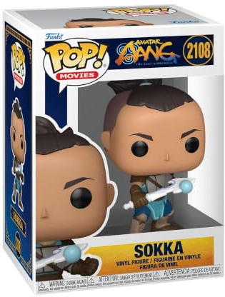 Funko POP! Movies: Avatar Aang The Last Airbender - Sokka | Official Merch - Collectable Vinyl Figurine for Shelf Display - Birthday Gift Idea for Fans and Collectors
