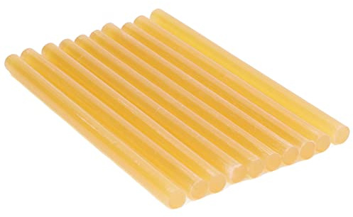 NDNCZDHC 10Pcs Yellow Hot Melt Glue Stick for Arts Crafts and Home Repairs, 11x200mm, Glue Adhesive Sticks for Hot Melt Guns Above 60W
