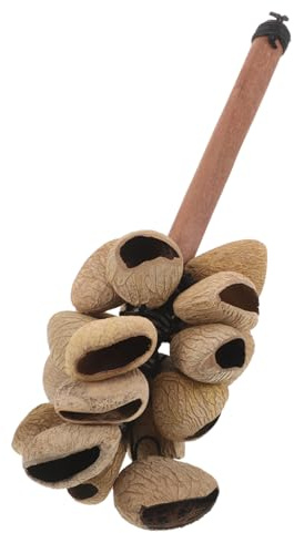 ibasenice Shaker À Cloches Africaines Maracas Jouets Musicaux Pour Bébés Shaker Africain Instruments De Musique Préscolaires Instruments De Musique Pour Enfants