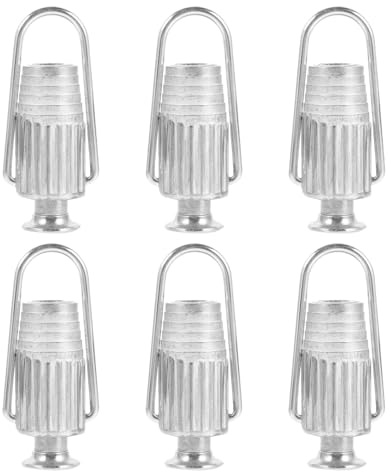 BESPORTBLE Lot de 6 Tendeurs de Corde à Linge en Alliage d'Aluminium Ajusteurs Métalliques Résistants à la Corrosion Réglables pour Séchage Extérieur Maintien et Tension Précise des
