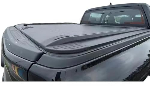 FJGIGN Hutablage Leichte wasserdichte Dreifach Gefaltete Laderaumabdeckung Pickup-Trucks Aus Aluminium Für Ram 1500 Für Silverado Auto Kofferraumabdeckung