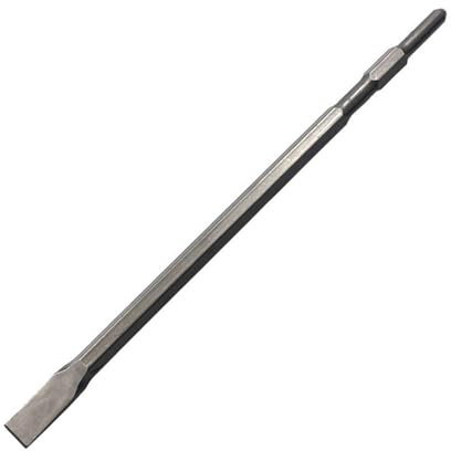 Broca de martillo eléctrico con vástago hexagonal plano de 600 mm para romper hormigón, ladrillo, piedra, cincelado