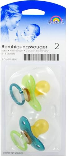 Beruhigungssauger Kirsche Latex 6 - 18 M.Bicol.Grün