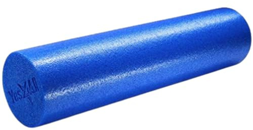 Yes4All Foam Roller - Soft Density Roller for Back, Legs, Workouts, Gym, Pilates, Fitness, Yoga, Blue