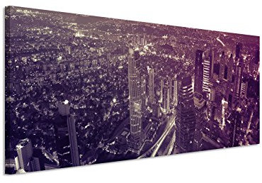 120x40cm Panoramabild auf Leinwand Blick über Istanbul