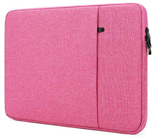 NIDOO 15 16 Laptop Sleeve Case Notebook Hülle Schutzhülle Tasche für 15 MacBook Pro / 16 MacBook Pro M2 M1 / 15 Surface Laptop 5/16 MateBook 16s / 16 ThinkPad Z16 / 15 Dell XPS 15, Rose