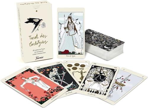 Fournier Tarot Carlotydes – französische Version – 78 Karten – Booklet – Cartomancie