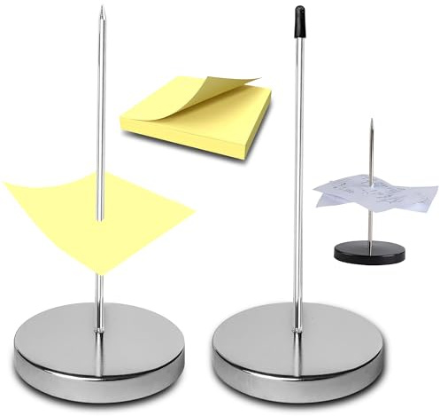 Pinchos para Notas 2Pcs - Pincho para Tickets - Pincha Papeles - Pincho Tickets Datafono, Restaurante, Hotel, Oficina, Cocina - Pincho Escritorio - Soporte Notas - Oficina Accesorios Papeleria