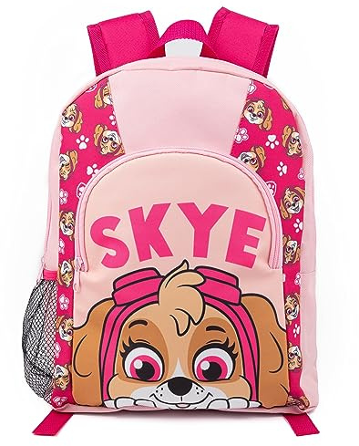 PAW PATROL Jungenrucksack in Pink | Fly with Skye Hunderucksack für Kinder | Bequemer, verstellbarer Schulrucksack mit Motiv | Geräumiger und übersichtlicher Rucksack für Schule