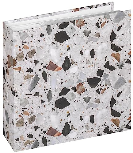 walther design ME-298-2 Álbum de fotos Terrazzo, 200 fotos 10x15 cm, negro