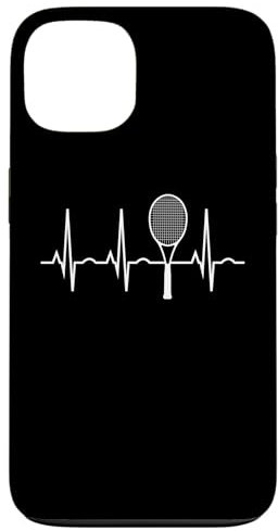 Tennis Herzschlag Tennisspieler Tennisschläger EKG Geschenk Hülle für iPhone 13