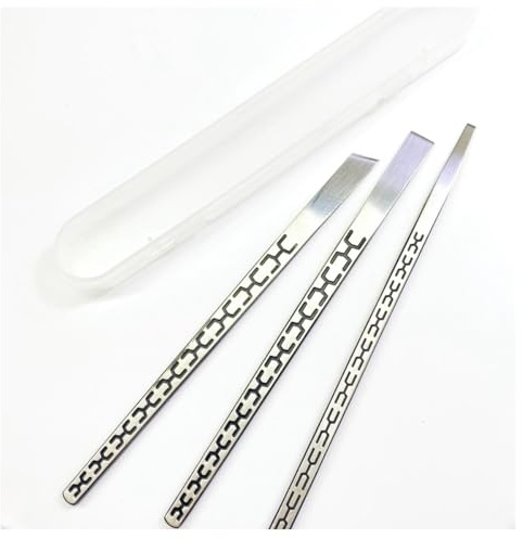 Juego de cuchillos de pedicura para uñas encarnadas de acero inoxidable, kit profesional de reparación de raspador de piel de pies para tratamiento de uñas y callos de maíz y paroniquia. (1)