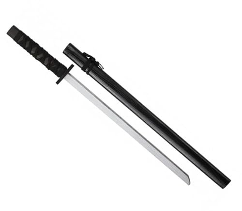 Bokken Décoration pour sport de Katana | Épée décorative ou jeu en bois Utilisation exlusive sportive Couleur : noir