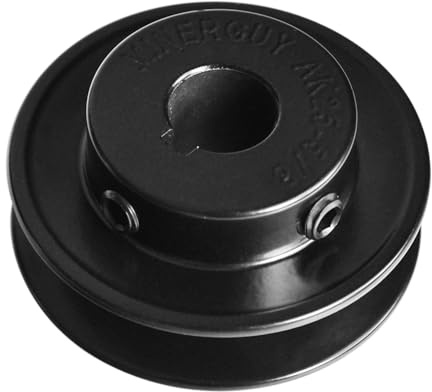 MINERGUY V Belt Pulley 5/8 Inch Bore, 2 1/2 OD Single Groove Sheave, Cast Iron, for A V-Belts
